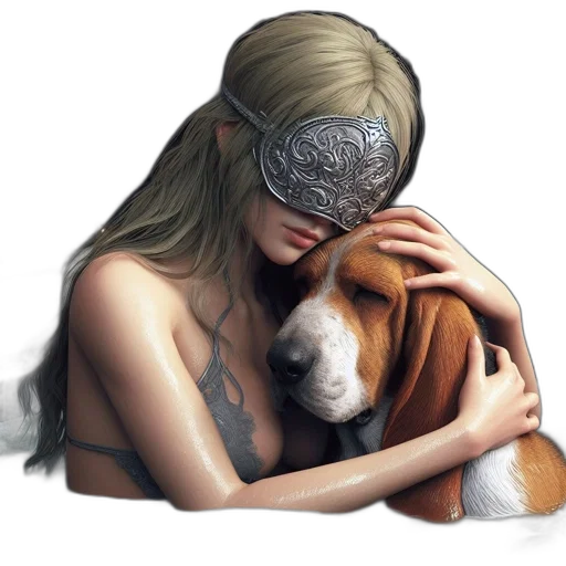 mask, animal, creature, fantasy art transparent PNG cut-out