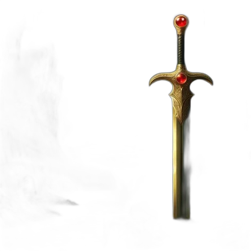 sword, staff, weapon, jewelry transparent PNG cut-out