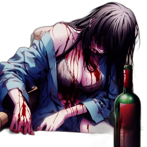 bottle, comic book art, concept art, pixel art transparent PNG cut-out