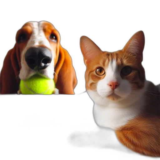 animal, staff, photorealistic, 3d render transparent PNG cut-out