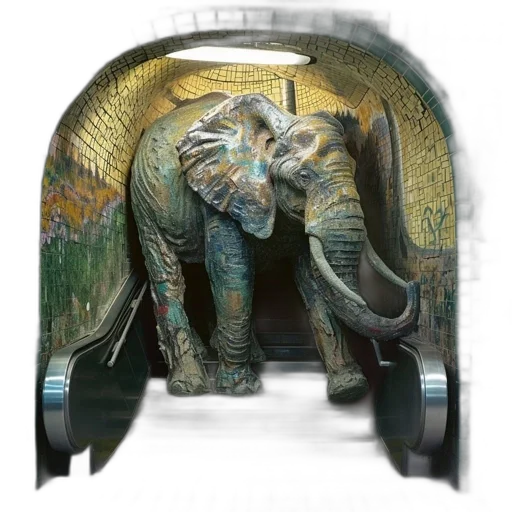 animal, concept art, 3d render, photorealistic transparent PNG cut-out