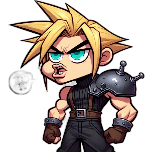 staff, weapon, pixel art, cartoon transparent PNG cut-out