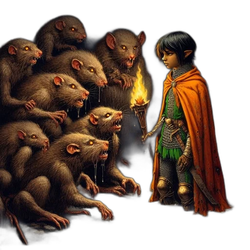creature, concept art, fantasy art, comic book art transparent PNG cut-out