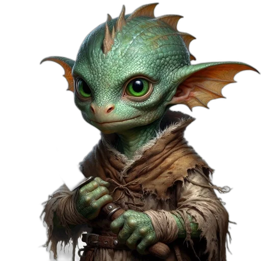 dragon, creature, staff, face transparent PNG cut-out