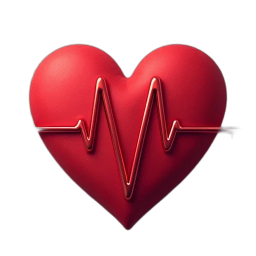 heart, heartbeat, graph, icon transparent PNG cut-out