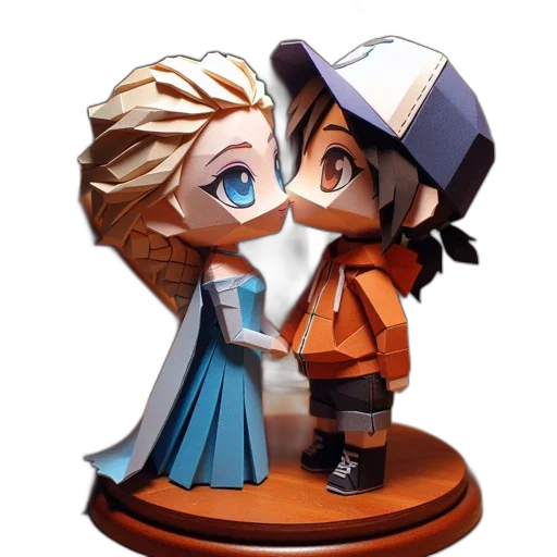 3d render, concept art, anime, cartoon transparent PNG cut-out