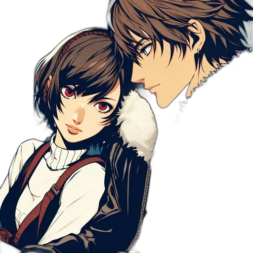 jacket, anime, comic book art, pixel art transparent PNG cut-out