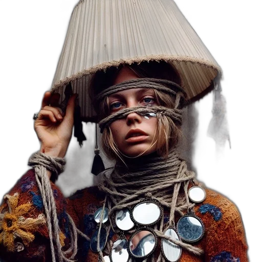 jewelry, mask, hat, face transparent PNG cut-out