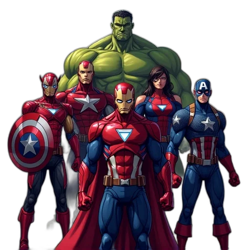 comic book art, concept art, fantasy art, image transparent PNG cut-out
