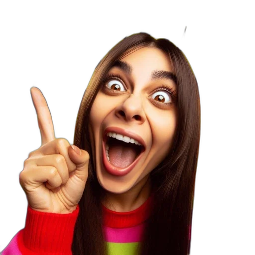 face, staff, hair, photorealistic transparent PNG cut-out