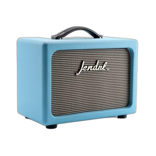 blue, fender, guitar, amplifier transparent PNG cut-out