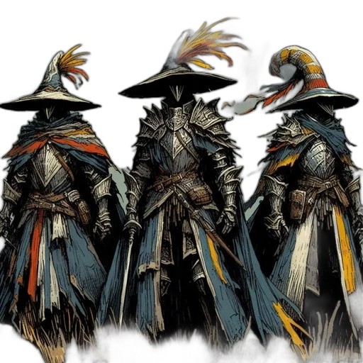 staff, mask, hat, concept art transparent PNG cut-out