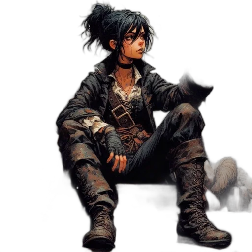jacket, concept art, fantasy art, comic book art transparent PNG cut-out
