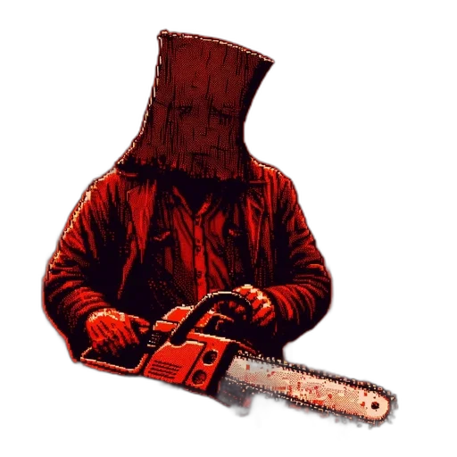 jacket, mask, robot, staff transparent PNG cut-out