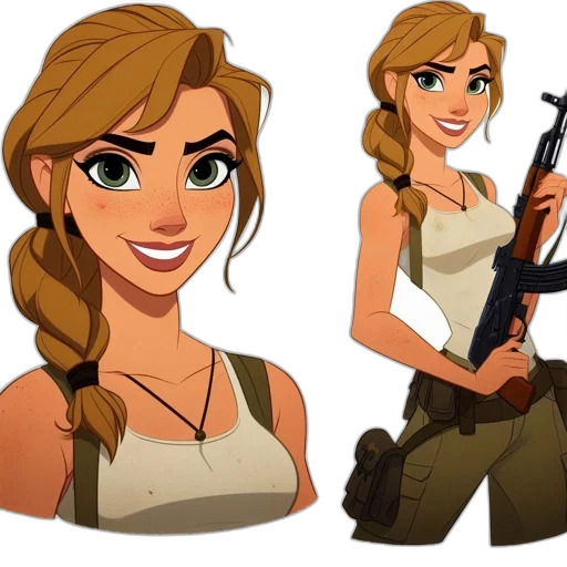 weapon, concept art, cartoon, pixel art transparent PNG cut-out