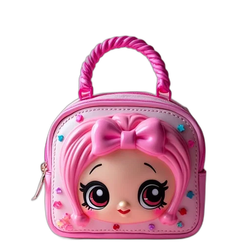 3d render, photorealistic, shopkins, shoppies transparent PNG cut-out
