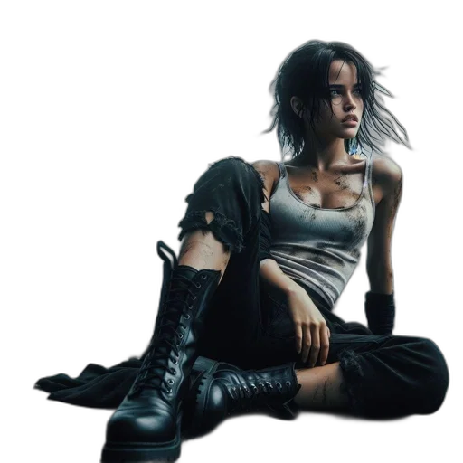 weapon, shoes, concept art, cyberpunk transparent PNG cut-out