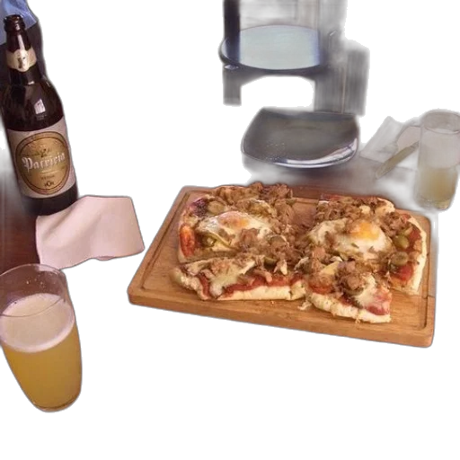 food, pizza, eggs, olives transparent PNG cut-out