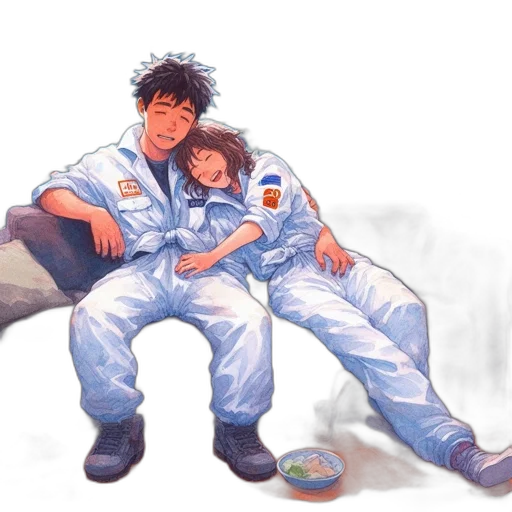 concept art, watercolor, anime, pixel art transparent PNG cut-out