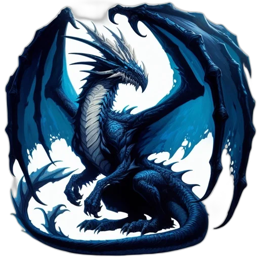 dragon, staff, creature, animal transparent PNG cut-out