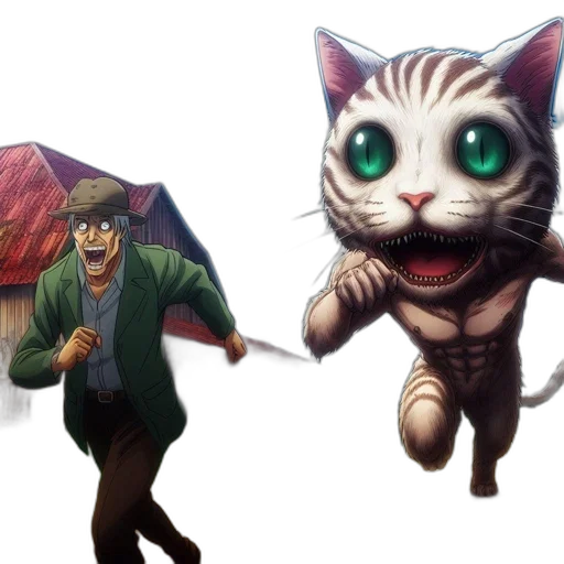 umbrella, animal, concept art, comic book art transparent PNG cut-out