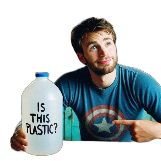 bottle, food, bearded, young transparent PNG cut-out