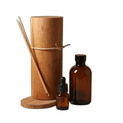 wooden, tube, box, aroma transparent PNG cut-out