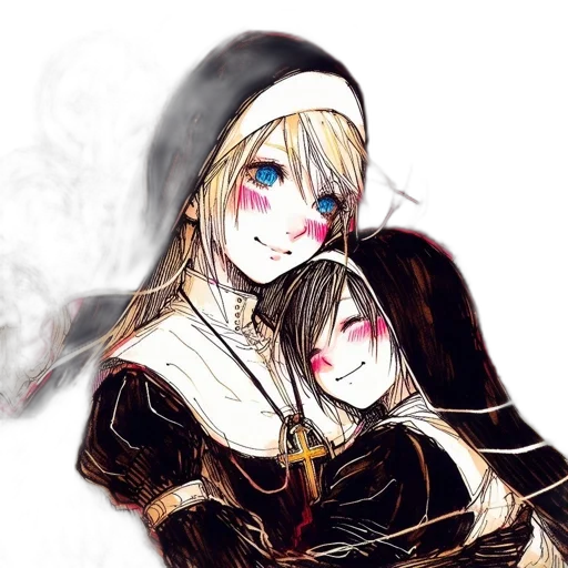 watercolor, anime, concept art, fantasy art transparent PNG cut-out