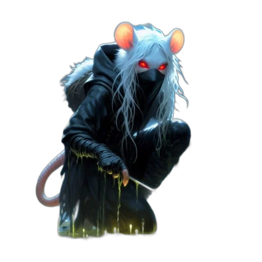 staff, jacket, mask, creature transparent PNG cut-out