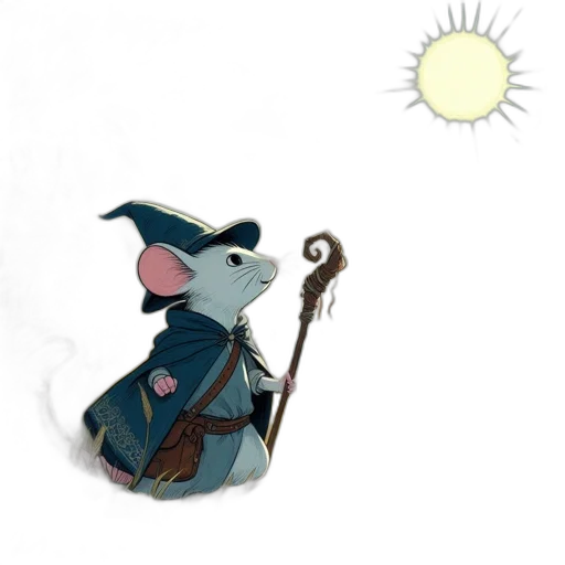 staff, concept art, 3d render, fantasy art transparent PNG cut-out