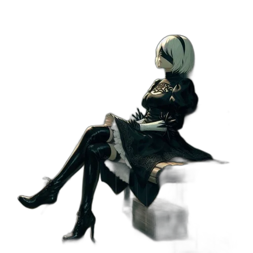 robot, dress, crown, mask transparent PNG cut-out