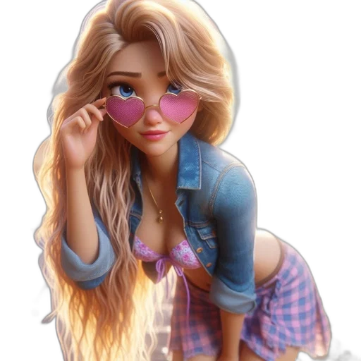 jewelry, face, dress, cartoon transparent PNG cut-out
