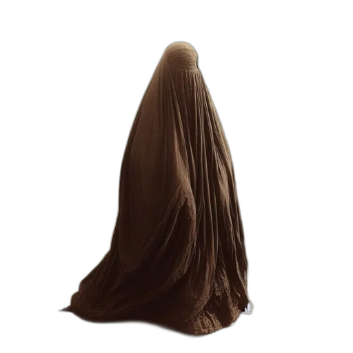 dress, hair, mask, jacket transparent PNG cut-out