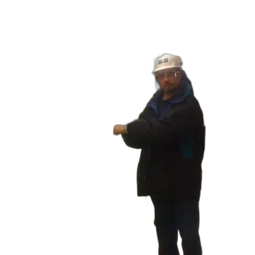 staff, hat, jacket, weapon transparent PNG cut-out