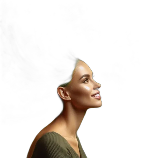 face, jewelry, crown, hair transparent PNG cut-out