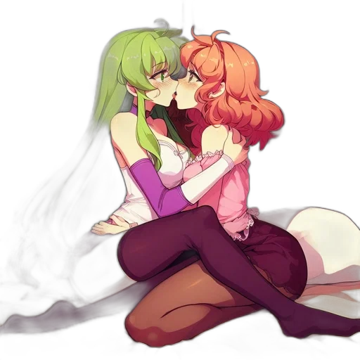 watercolor, pixel art, concept art, anime transparent PNG cut-out