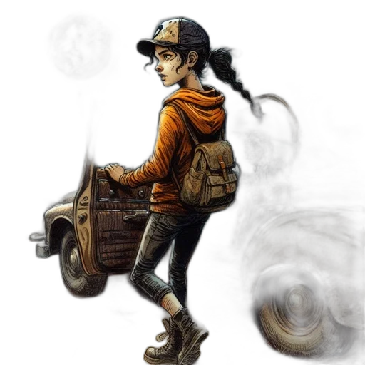concept art, fantasy art, comic book art, photorealistic transparent PNG cut-out