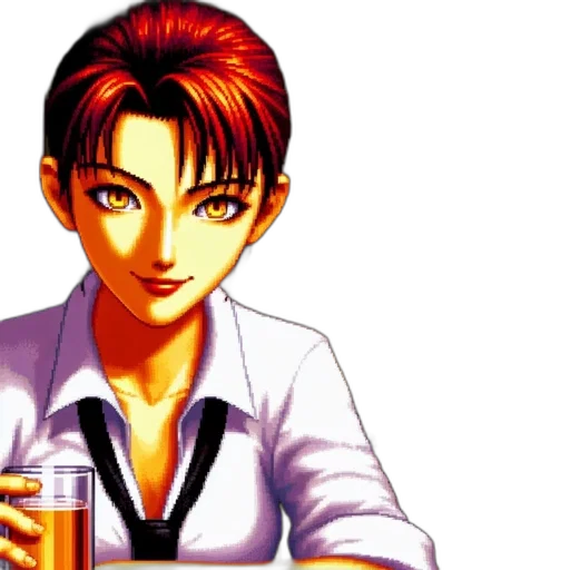 vaporwave, pixel art, anime, photorealistic transparent PNG cut-out