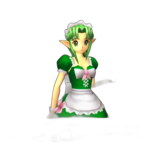 dress, staff, jewelry, weapon transparent PNG cut-out