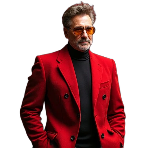 jacket, 3d render, photorealistic, cartoon transparent PNG cut-out