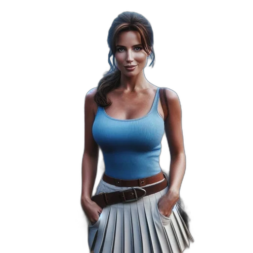 dress, photorealistic, concept art, fantasy art transparent PNG cut-out