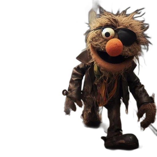 creature, animal, staff, jacket transparent PNG cut-out
