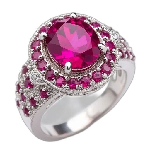 jewelry, crown, pink, stones transparent PNG cut-out