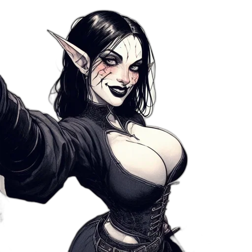 comic book art, fantasy art, concept art, cartoon transparent PNG cut-out
