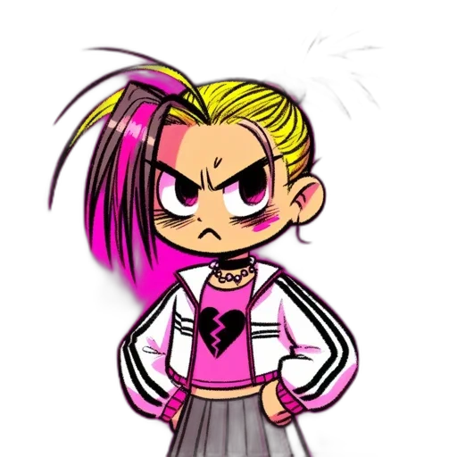 jacket, hair, cartoon, concept art transparent PNG cut-out