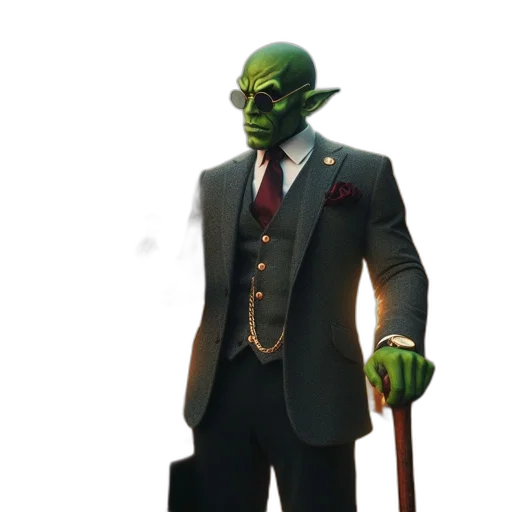 staff, mask, creature, face transparent PNG cut-out