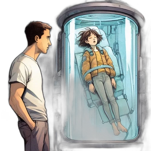 jacket, concept art, comic book art, watercolor transparent PNG cut-out