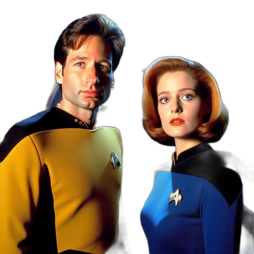 outer space, two, characters, star transparent PNG cut-out
