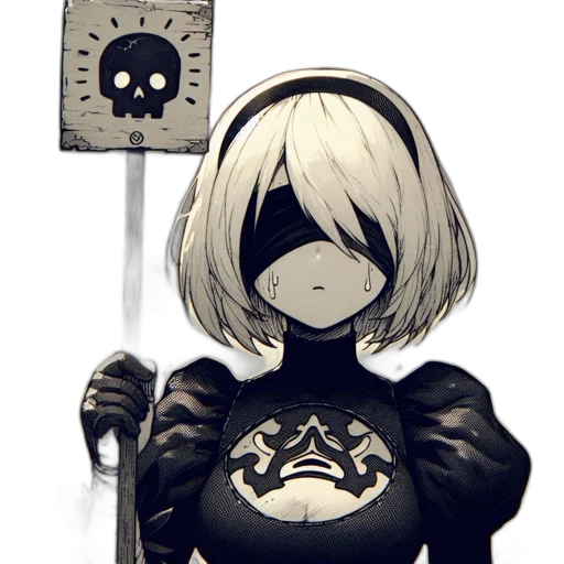 mask, weapon, staff, robot transparent PNG cut-out