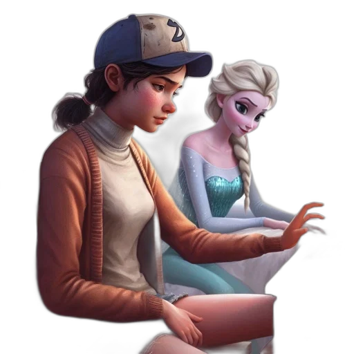 jewelry, hat, staff, concept art transparent PNG cut-out